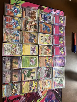 Pokemon Card Lot 28 Cards. Ex Mega Full Arts Rare Trainers Promo And More - Image 2