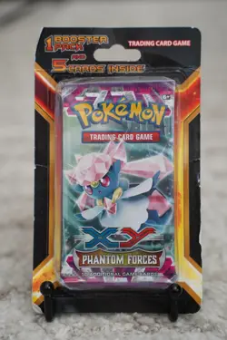 Pokemon TCG XY Phantom Force Blister Booster Pack + 5 Bonus Cards Factory Sealed - Image 1