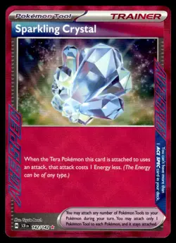 2024 Scarlet & Violet Series - Stellar Crown Sparkling Crystal Ace Spec #142 - Image 1