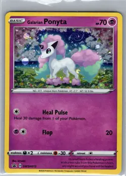 Galarian Ponyta SWSH013 Holo SWSH: Sword & Shield Promo - Pokemon Card - NM - Image 1