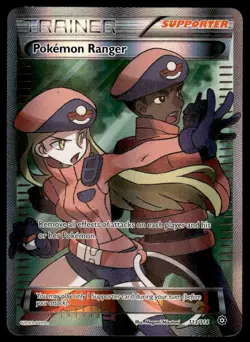 Pokemon TCG XY - Steam Siege #113/114 Pokemon Ranger (Full Art) Holo LP - Image 1
