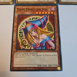 Yugioh 4x LEDD 1st Edition Dark Magician & Dark Magician Girl Lot - Image 5