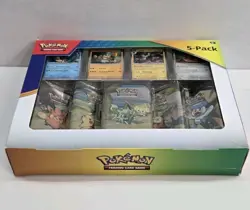 Pokemon TCG: 2023 Paldea Friends Mini Tin Costco 5 Pack New/Factory Sealed - Image 5