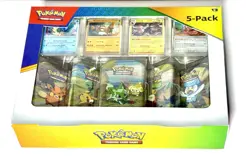 Pokemon TCG: 2023 Paldea Friends Mini Tin Costco 5 Pack New/Factory Sealed - Image 3