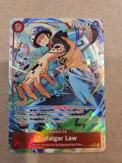 Trafalgar Law - OP14-009 (Alternate Art) OP14-009 The Azure Sea's Seven Foil HTF - Image 1