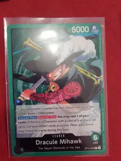 One Piece TCG Custom Dracule Mihawk Deck Ready to Play Muggy Kingdom - Image 1