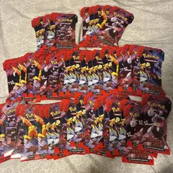 POKEMON TCG SCARLET & VIOLET DESTINED RIVALS SLEEVED BOOSTER LOT (50) SEALED - Image 1