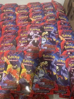 POKEMON TCG SCARLET & VIOLET DESTINED RIVALS SLEEVED BOOSTER LOT (100) SEALED - Image 3