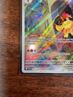 Armarouge Scarlet & Violet Base Illustration Rare Holo Pokemon TCG Card 203/198 - Image 2
