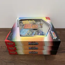 LOT OF 3 Pokemon TCG Scarlet & Violet Prismatic Evolutions Poster Collection Box - Image 4