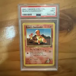Pokemon TCG Blaine's Charizard Gym Challenge Card 2/132 Unlimited Rare PSA 10 - Image 3