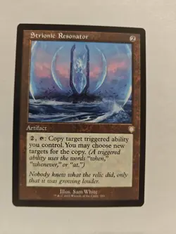 Strionic Resonator (Retro Frame) #165 - (NM) - Brothers' War - Magic MTG - Image 1