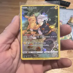 TCG Pokemon Pikachu TG05/TG30 Lost Origin Trainer Gallery Holo Near Mint/Mint - Image 1