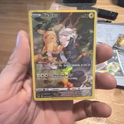 TCG Pokemon Pikachu TG05/TG30 Lost Origin Trainer Gallery Holo Near Mint/Mint - Image 2