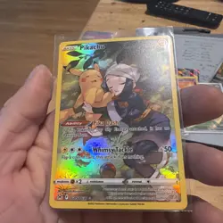 TCG Pokemon Pikachu TG05/TG30 Lost Origin Trainer Gallery Holo Near Mint/Mint - Image 3