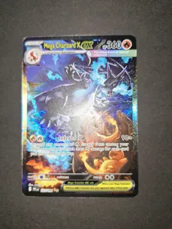 Mega Charizard EX 125/94 Full Art Phantasmal Flame Pokemon Card Mint Condition - Image 2