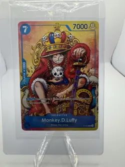 Monkey.D.Luffy (2nd Anniversary Stamped Promo) P-043 One Piece Promotion... - Image 2