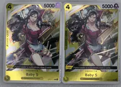 2X One Piece - Baby 5 (112) (Foil) - Legacy of The Master NM Pack Fresh! - Image 1