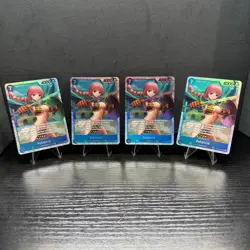 OP10-058 Rebecca SR English One Piece TCG 4 Card Playset - Image 1