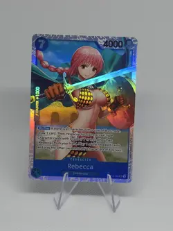 REBECCA - One Piece TCG OP10-058 - SR Super Rare - Royal Blood - Image 1