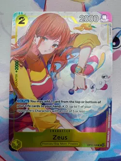 2025 One Piece Zeus Bandai Games Card Fest 24-25 Playmat Promo NAMI OP11-106 - Image 1