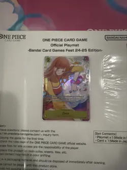 Zeus NAMI OP11-106 Promo Playmat Bandai Card Games Fest 24-25 ONE PIECE ENGLISH - Image 2