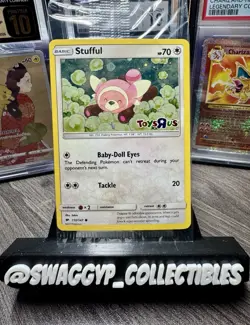 ◓Stufful 110/147 Burning Shadows 2017-Pokemon TCG Toys R US Stamped Holo*Sealed◓ - Image 1