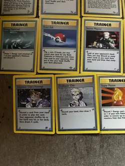 Vintage Pokemon Trainer Card Lot(23) - Base / WotC / Early EX - Common/Uncommon - Image 4