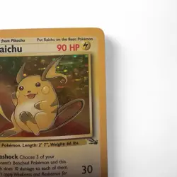 Raichu 1999 Fossil 14/62 Holo Rare 90 HP Vintage Pokemon TCG Card - Image 5