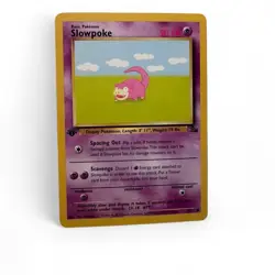 Slowpoke 1999 Fossil 55/62 1st Edition Regular 50 HP Common Pokemon Card - Image 1