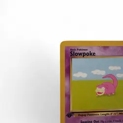 Slowpoke 1999 Fossil 55/62 1st Edition Regular 50 HP Common Pokemon Card - Image 5