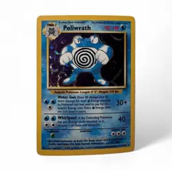 Poliwrath 1999 Base Set 13/102 Holo Rare 90 HP Vintage Pokemon TCG Card - Image 1
