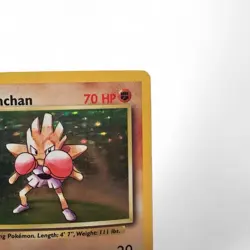 Hitmonchan 1999 Base Set 7/102 Holo Rare 70 HP Vintage Pokemon Card Wizards - Image 2