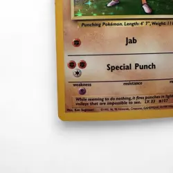 Hitmonchan 1999 Base Set 7/102 Holo Rare 70 HP Vintage Pokemon Card Wizards - Image 3