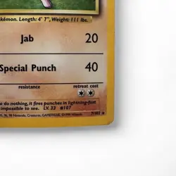 Hitmonchan 1999 Base Set 7/102 Holo Rare 70 HP Vintage Pokemon Card Wizards - Image 5