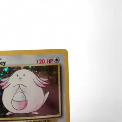 Chansey 1999 Base Set 003/102 Holo Rare 120 HP Vintage Pokemon Card - Image 3