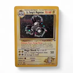 Lt. Surge's Magneton 2000 Gym Heroes 8/132 Holo Rare 70 HP Vintage Pokemon Card - Image 1