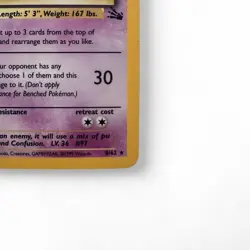 Hypno 1999 Fossil 8/62 Holo Rare 90 HP Vintage Pokemon TCG Card - Image 4