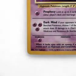 Hypno 1999 Fossil 8/62 Holo Rare 90 HP Vintage Pokemon TCG Card - Image 5