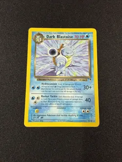 Dark Blastoise 4/110 Non Holo Rare Legendary Collection Pokemon Card TCG 2002 - Image 1
