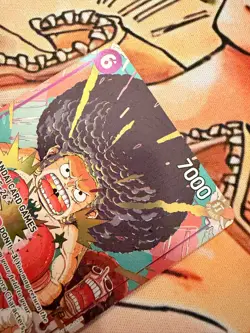 Bandai Card Fest 25-26 One Piece Monkey D Luffy Afro Promo Card OP07-073 English - Image 4