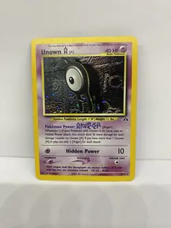 Unown 14/75 Neo Discovery Holo Rare - Pokemon Card - LP - Image 1
