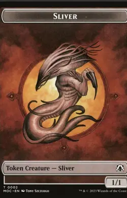 5 Random Slivers with Rares MTG Magic Cards Lot Cheap No Doubles! What A Deal ! - Image 1