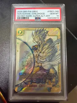 Dragon Ball Super Card Game Son Gohan : Childhood Awakened Pulse FB01-140... - Image 1
