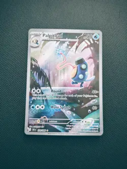 Pokemon SV: Black Bolt ⚡Card #104/086 Palpitoad Full Illustration. N/M Or Better - Image 2