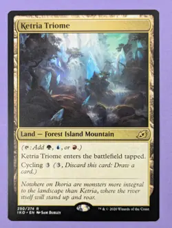 MTG Magic: Ikoria: Lair of Behemoths: Ketria Triome #250/274 Rare - Image 1