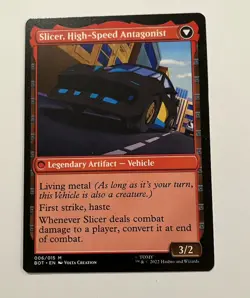 Slicer, Hired Muscle (# 6) MTG Universes Beyond: Transformers - Regular - NM - Image 2