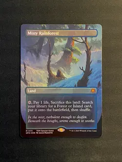 Misty Rainforest Borderless Foil M 0111 Special Guest MTG SPG NM+ - Image 1