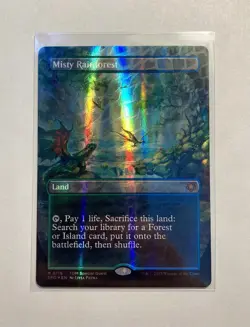 NM Misty Rainforest - Dragonscale Foil - MTG Tarkir: Dragonstorm Special Guests - Image 1