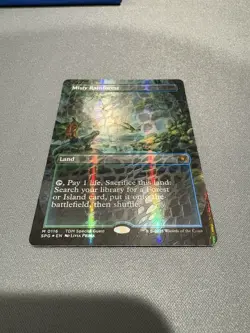 Misty Rainforest (Borderless) (Dragonscale Foil) Special Guests Foil - Image 3